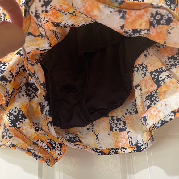 Free People Movement The Way Home Shorts Floral Check - Picture 3 of 7